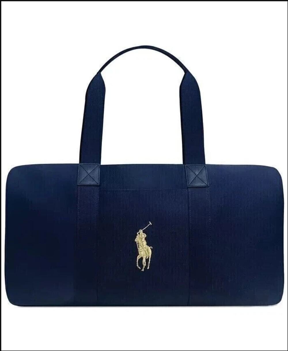 Polo Ralph Lauren navy blue canvas tote bag - NEW